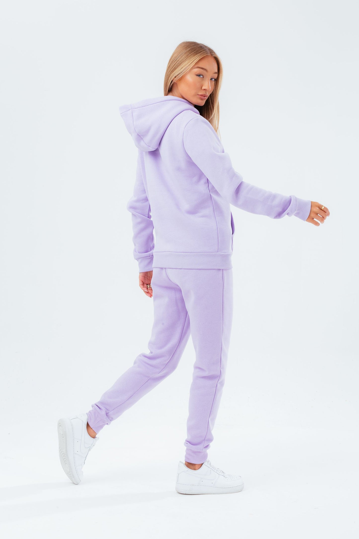 HYPE PURPLE SCRIBBLE WOMEN'S HOODIE