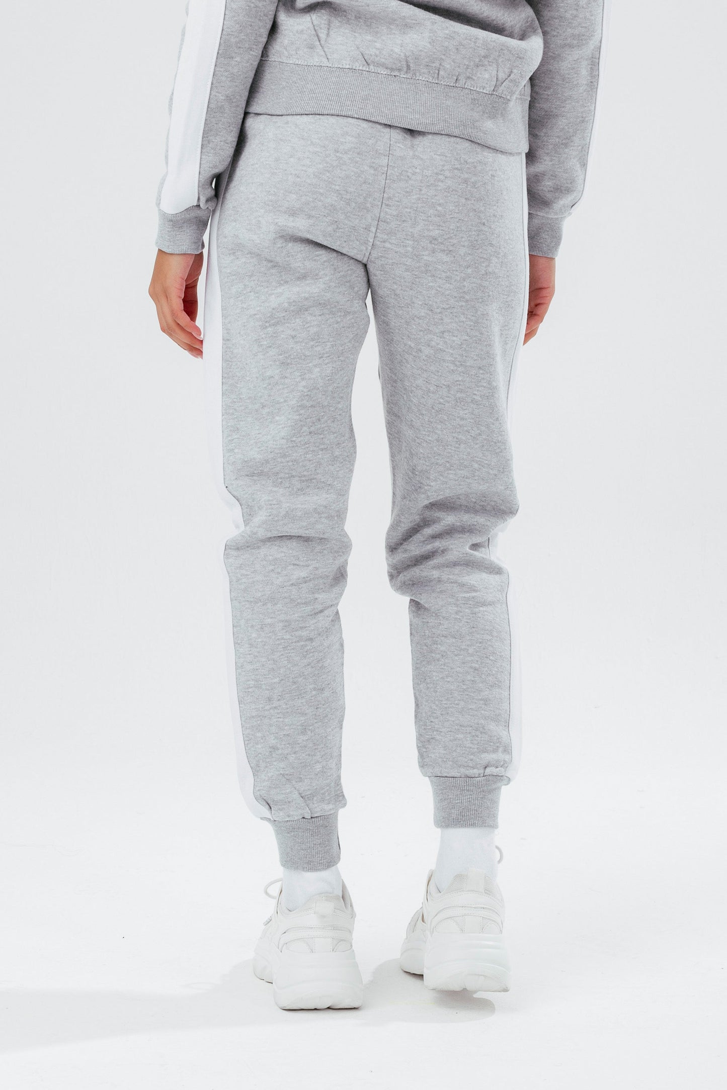 HYPE GREY MARL ZIP WOMEN'S TRACKSUIT SET