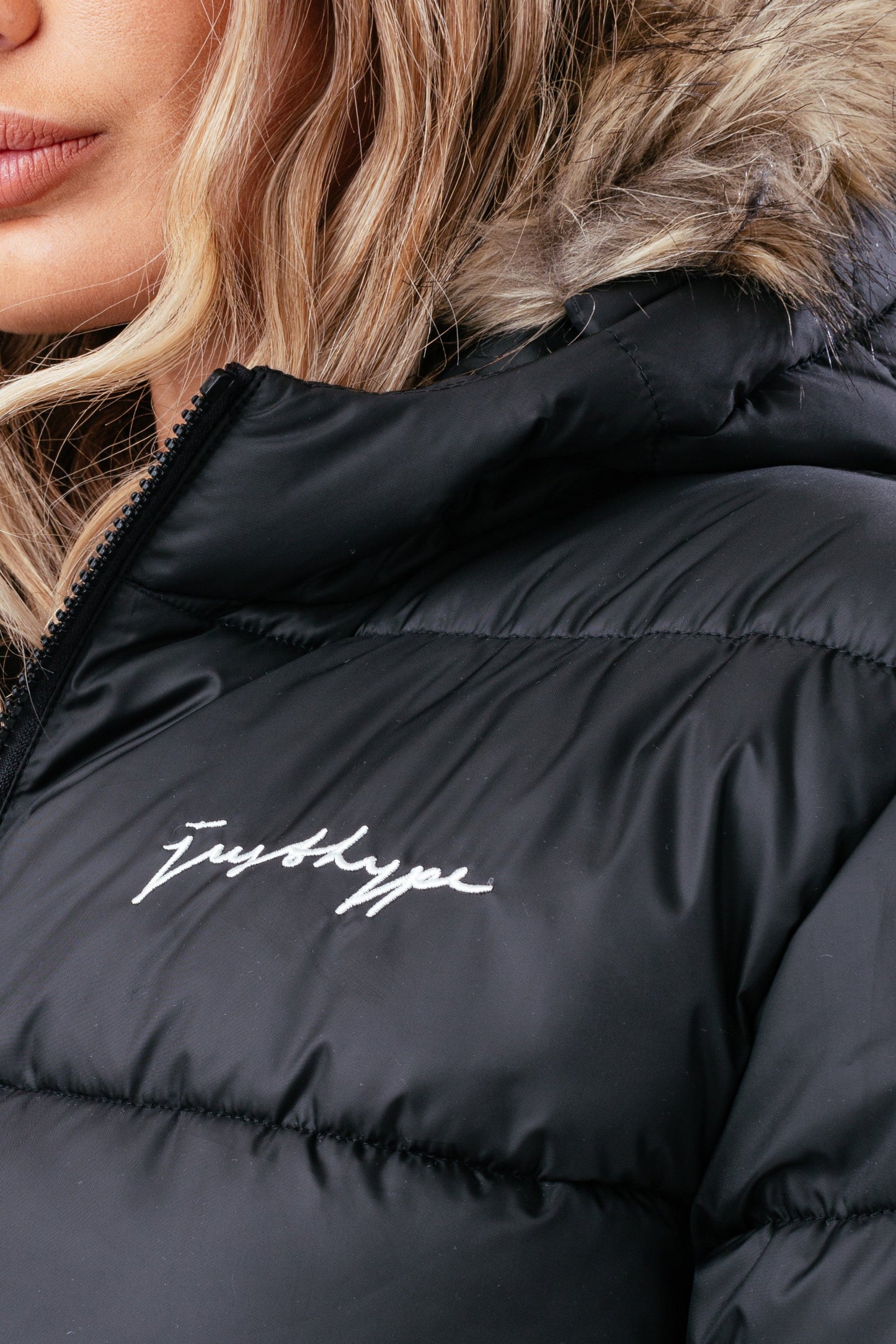 HYPE BLACK WOMEN'S PUFFER JACKET