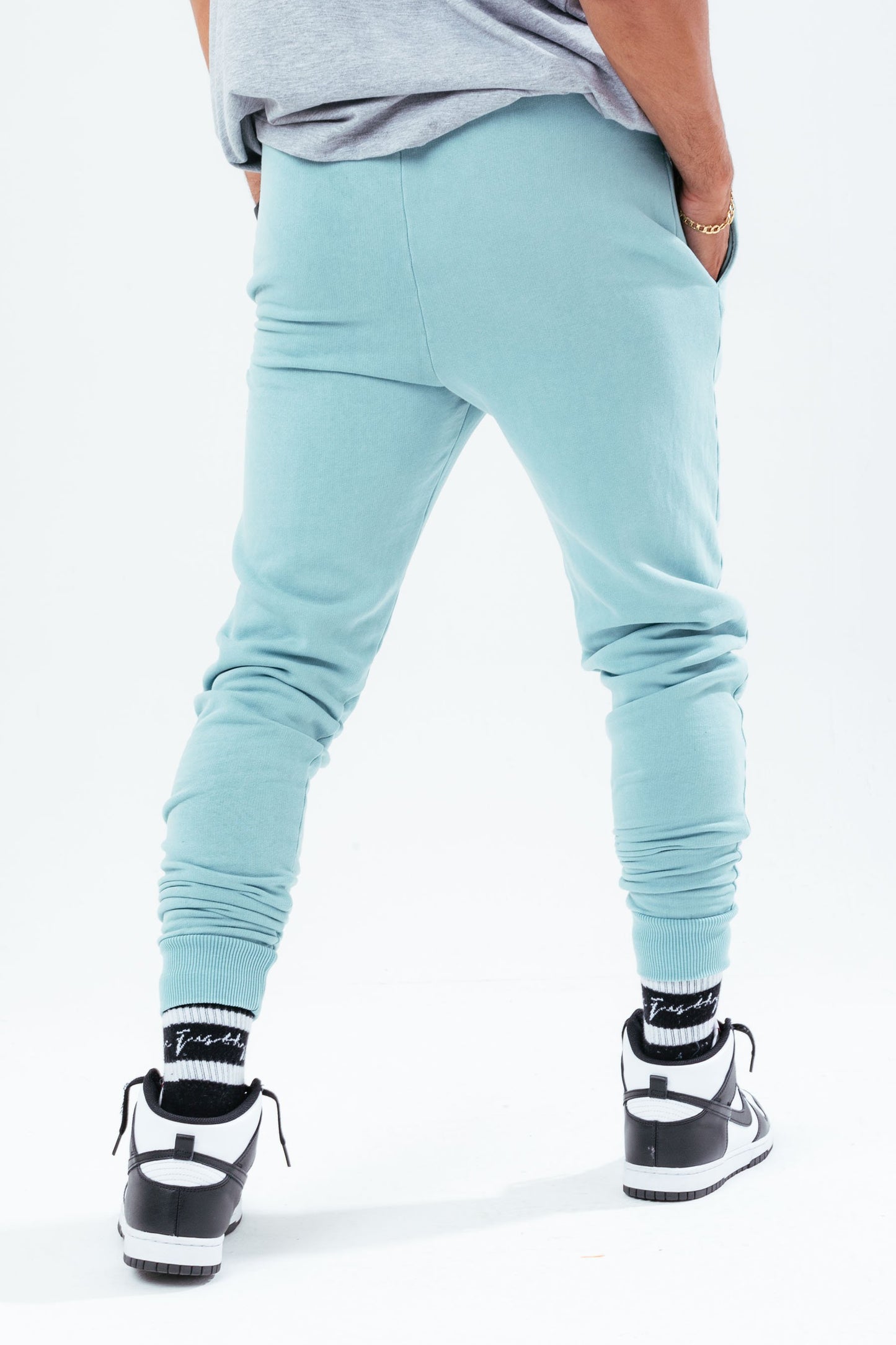 HYPE MIDNIGHT TEAL VINTAGE OVERSIZED MEN'S JOGGERS