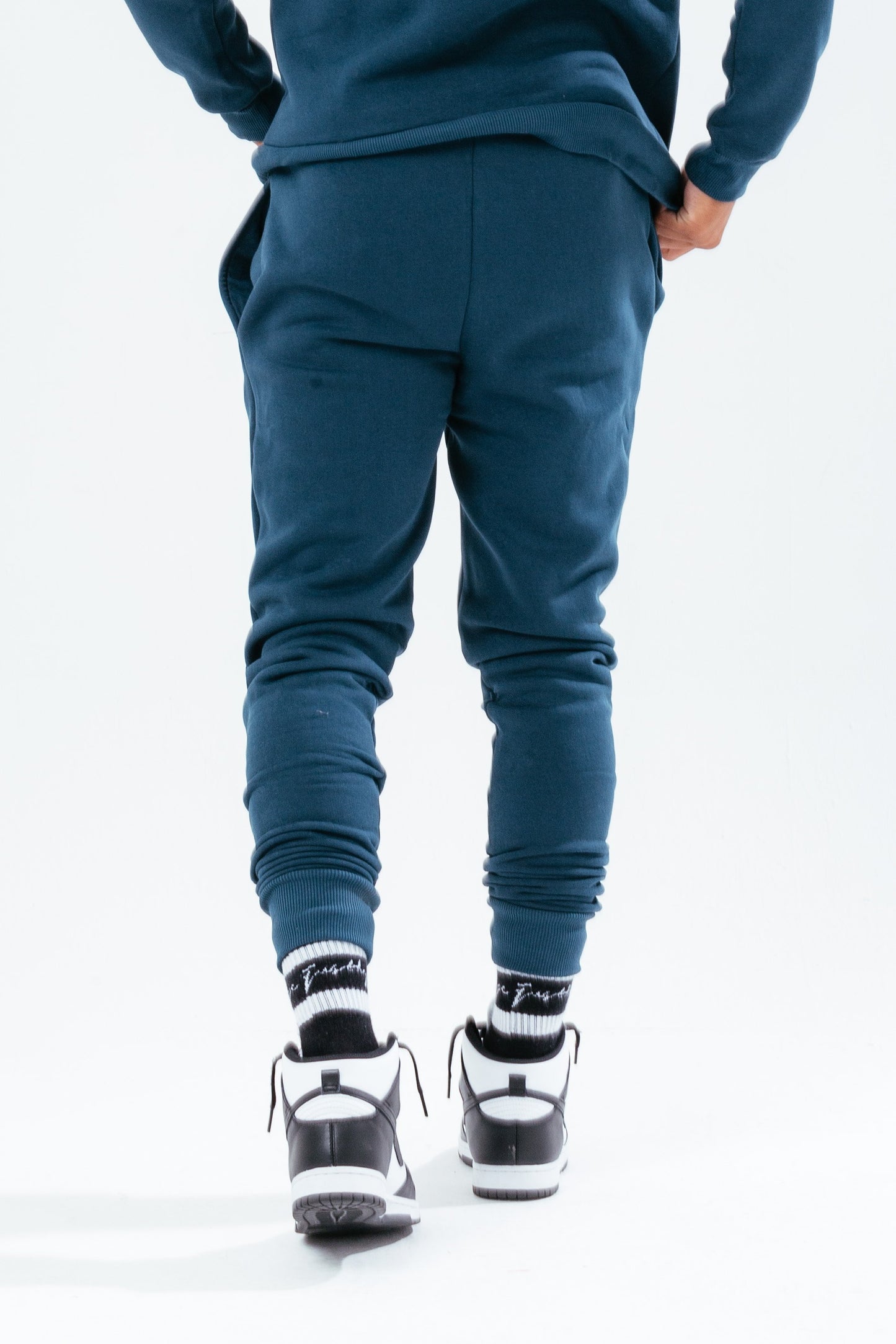 HYPE MIDNIGHT TEAL SCRIBBLE MEN'S JOGGERS