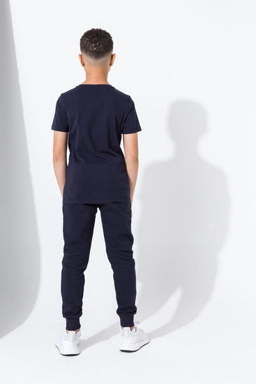 Hype Navy Script Kids T-Shirt