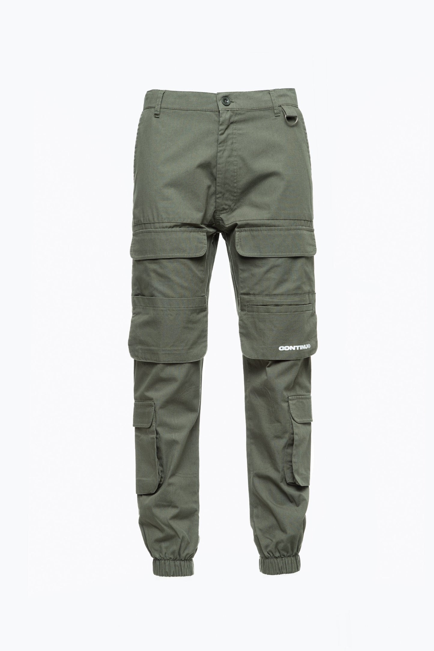 CONTINU8 KHAKI CARGO PANTS