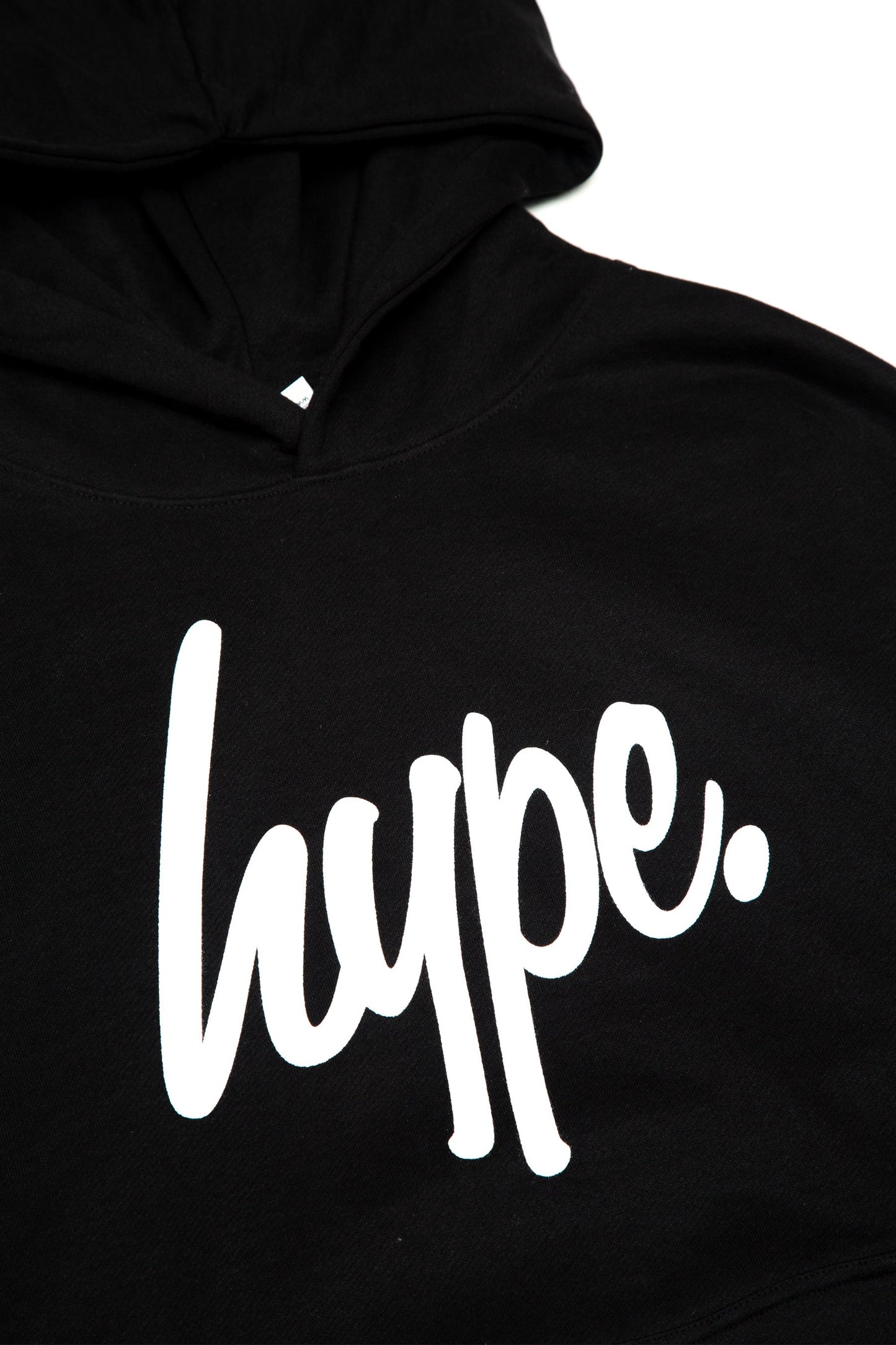 HYPE ADULTS BLACK SCRIPT HOODIE