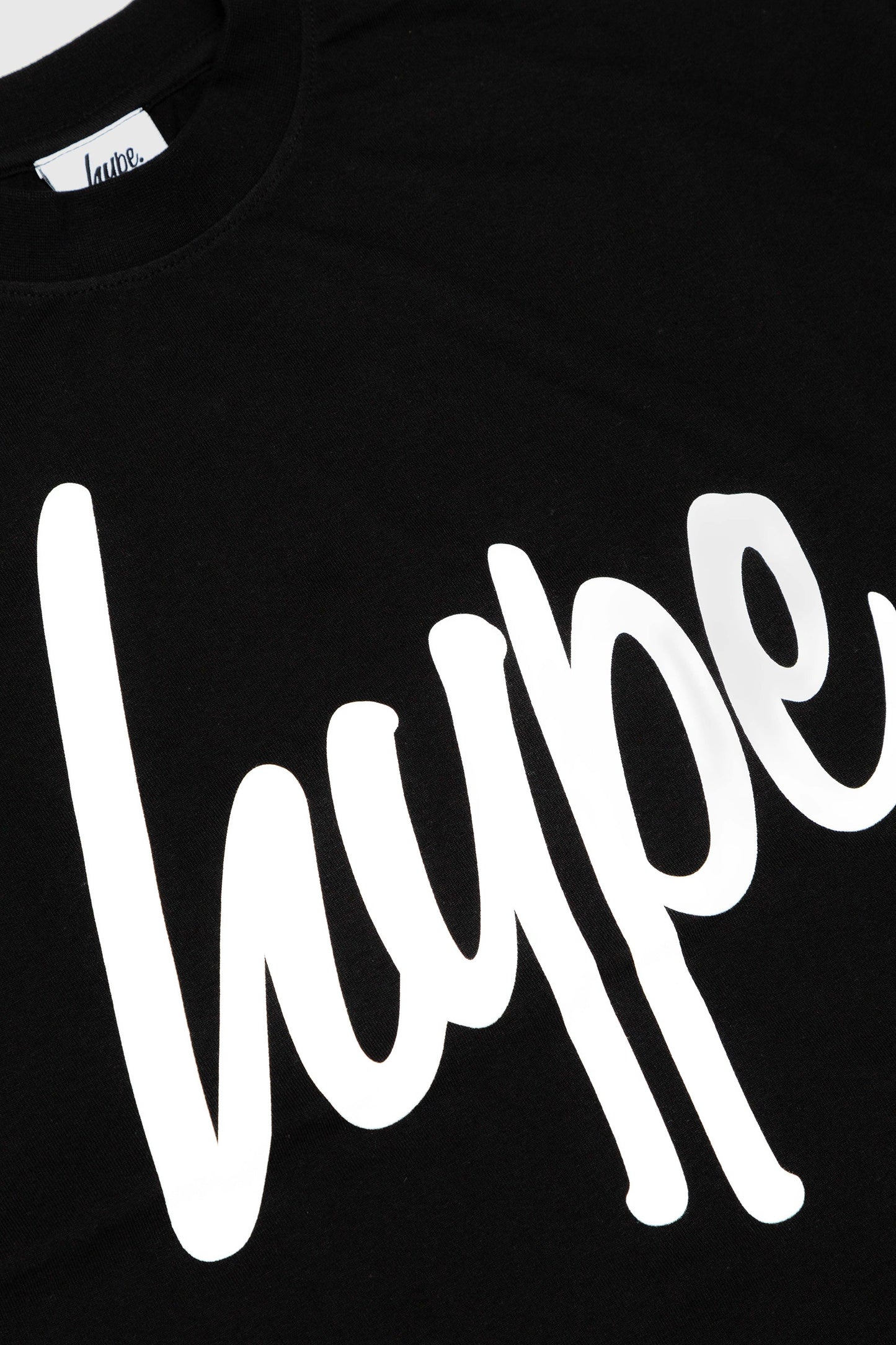 HYPE ADULTS BLACK SCRIPT T-SHIRT